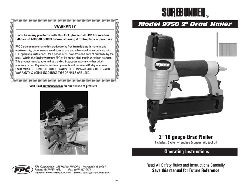 Surebonder 9750 Manual de usuario