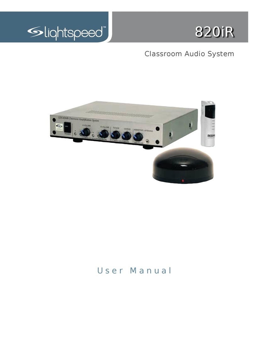 LightSpeed Technologies 820iR Manual de usuario