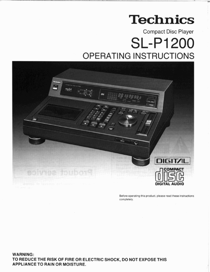 Technics SL-PI 200 Manual de usuario