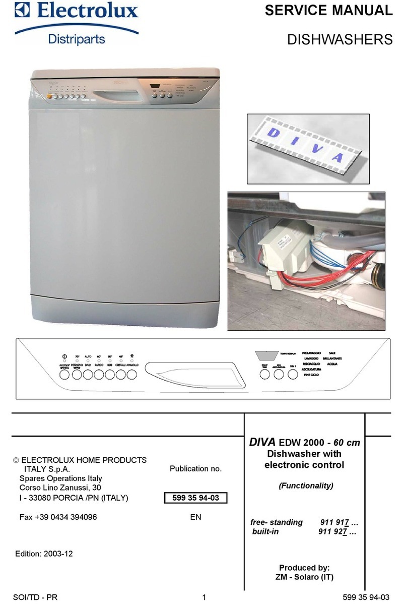 Electrolux Diva EDW 2000 Manual de usuario