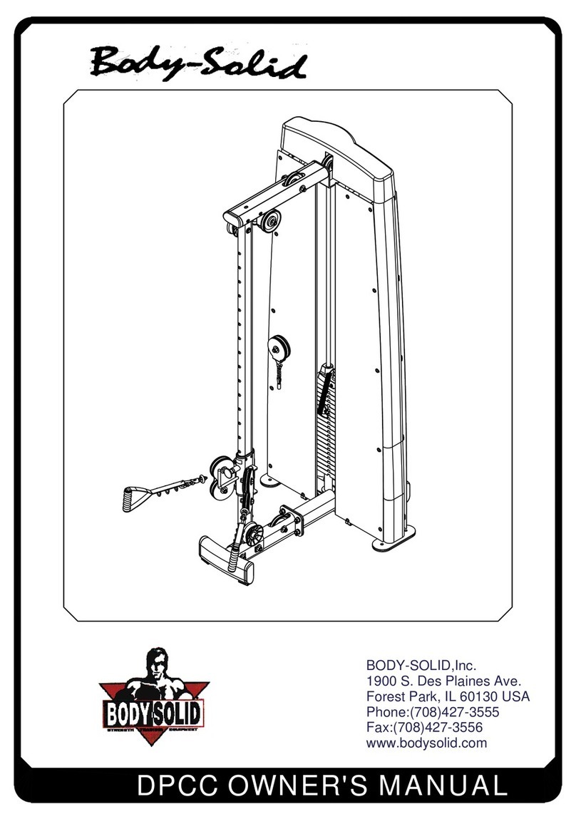 Body Solid DPCC Manual de usuario