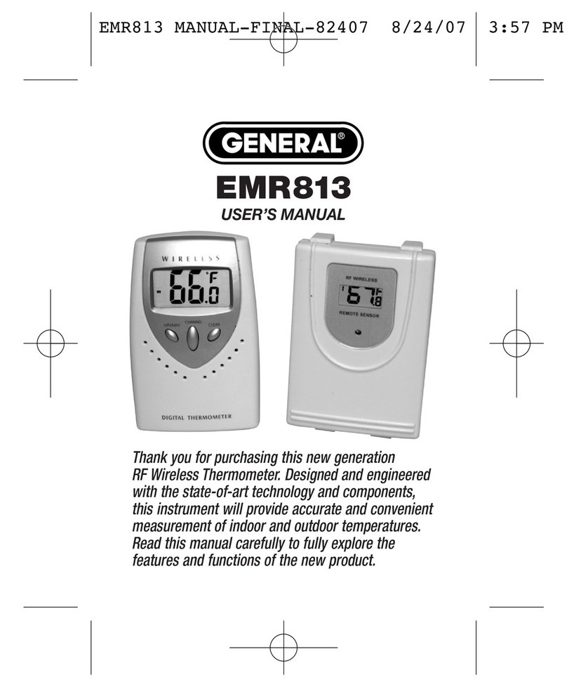 General EMR813 Manual de usuario