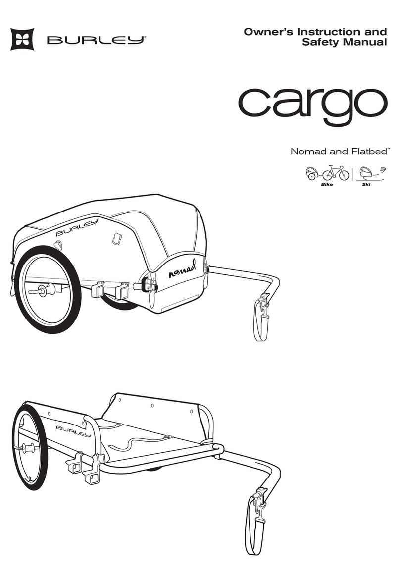 Burley cargo Manual de instrucciones
