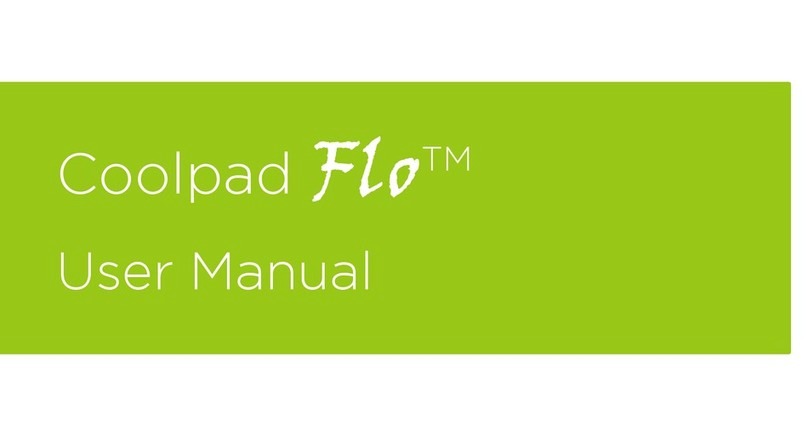 Go Smart Coolpad Flo Manual de usuario