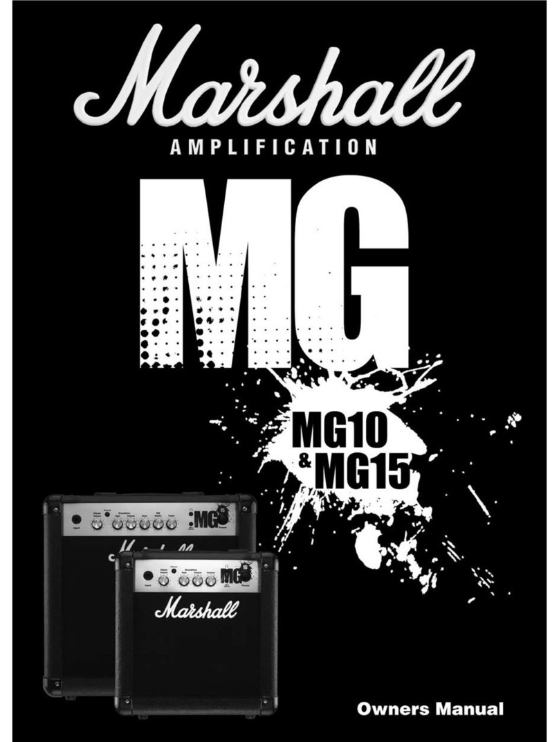 Marshall Amplification MG10 Manual de usuario