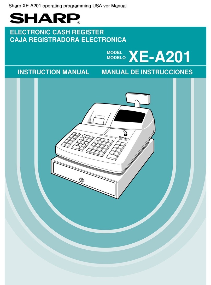 Sharp XE-A201 Manual de usuario
