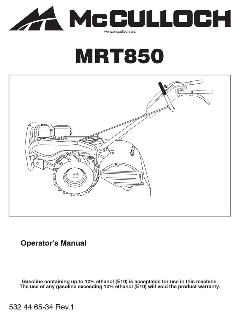McCulloch MRT850 Manual de usuario