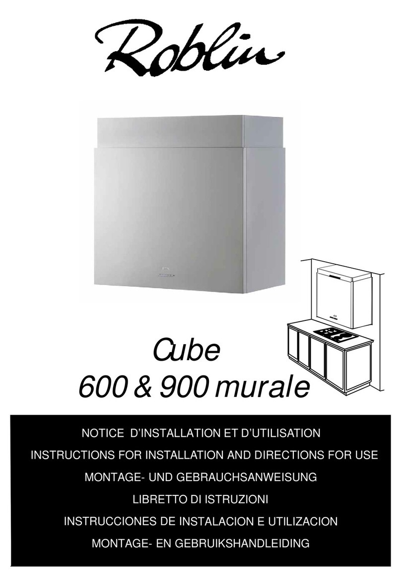 ROBLIN CUBE 600 MURALE Guía ROBLIN CUBE 600 MURALE Guía