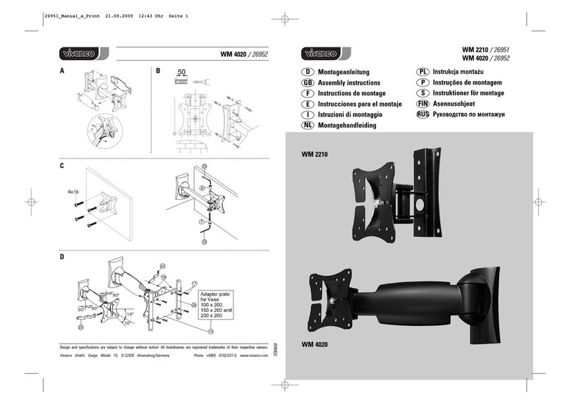 Vivanco WM 2210 Manual de usuario