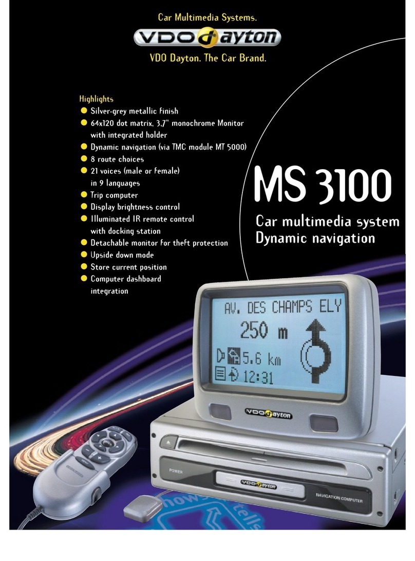 VDO MS 3100 - Manual de usuario