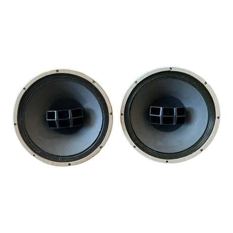 Altec 604E DUPLEX SPEAKER Manual de usuario