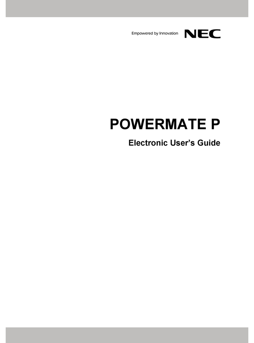 NEC POWERMATE P Manual de usuario