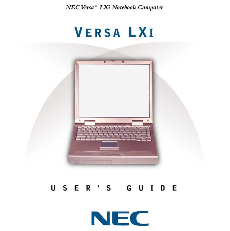 NEC VERSA LXI - VERSION 10-2000 Manual de usuario