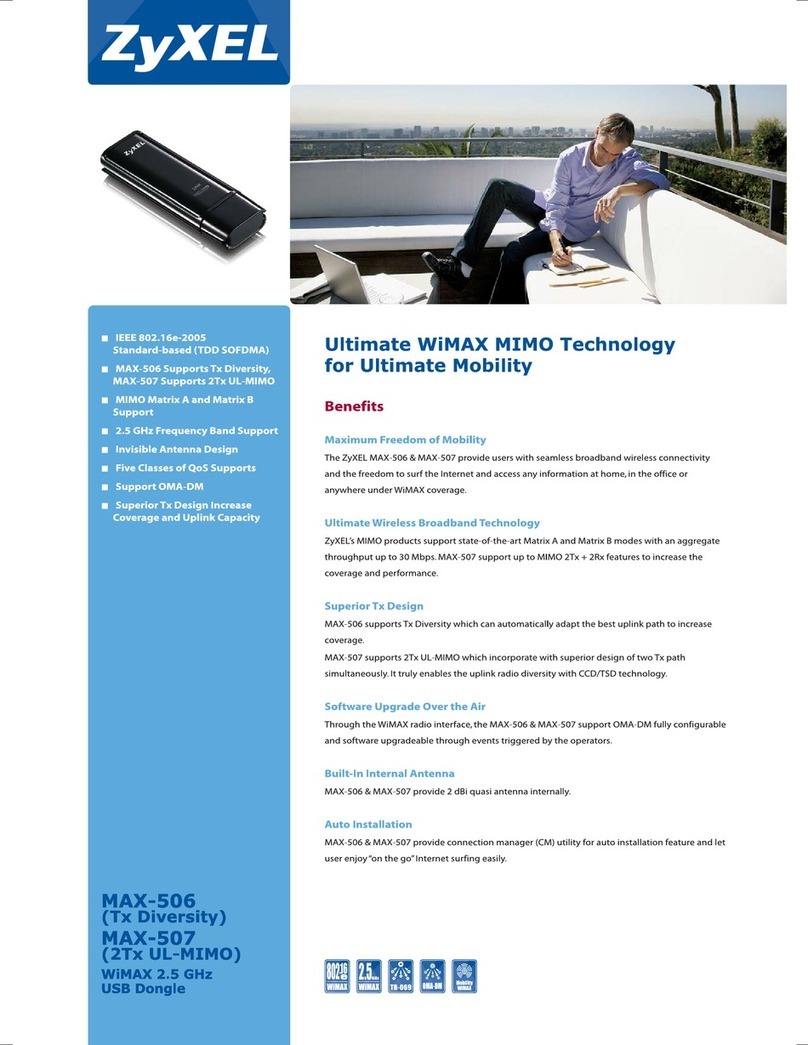 ZyXEL Communications MAX-506 -  V1.00 Manual de usuario