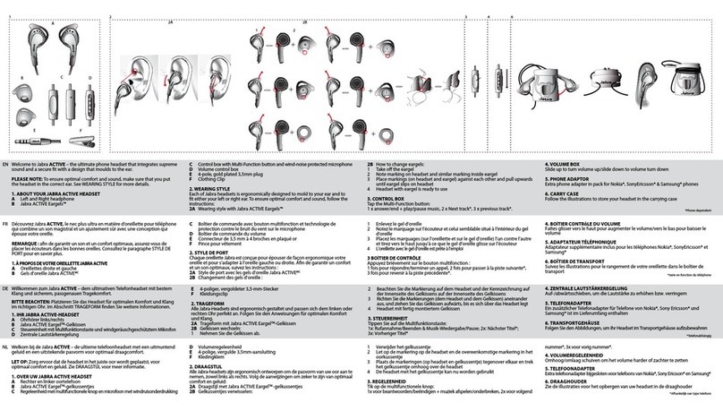 Jabra ACTIVE Manual de usuario
