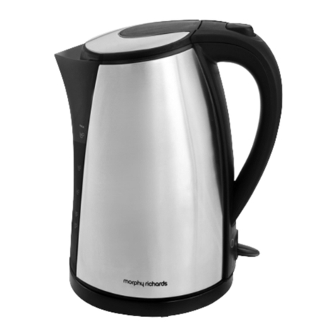 Morphy Richards JUG KETTLE Manual de usuario