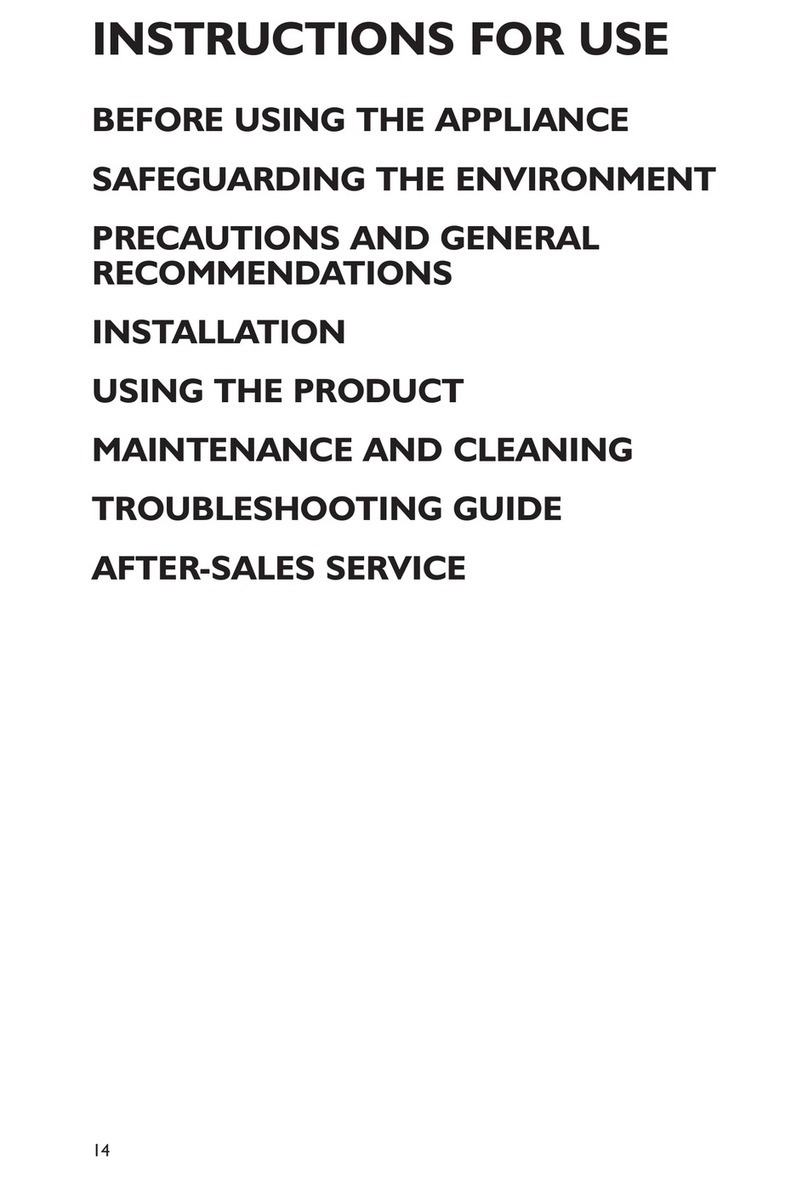 Whirlpool ARG 912 - Manual de usuario