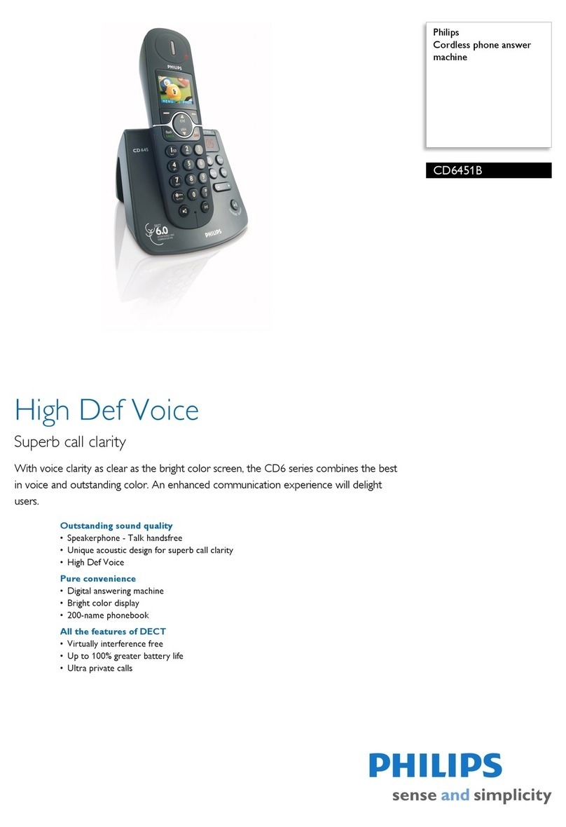 Philips CD6451B Manual de usuario