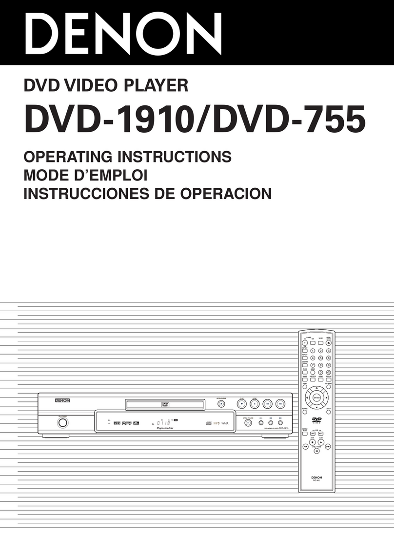 Denon DVD-1910 Manual de instrucciones