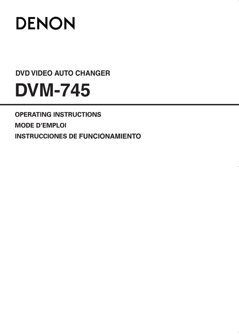Denon DVM-745 Manual de instrucciones