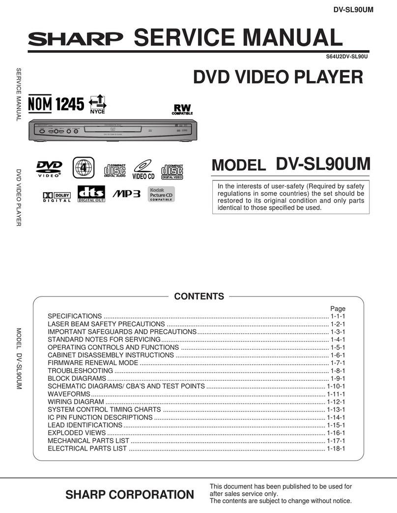 Sharp DV-SL90UM Manual de usuario