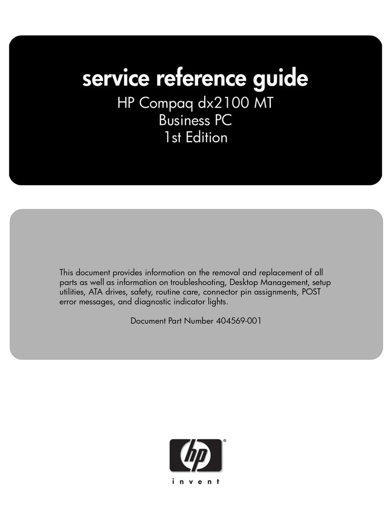 HP dx2100 - Microtower PC Manual de usuario