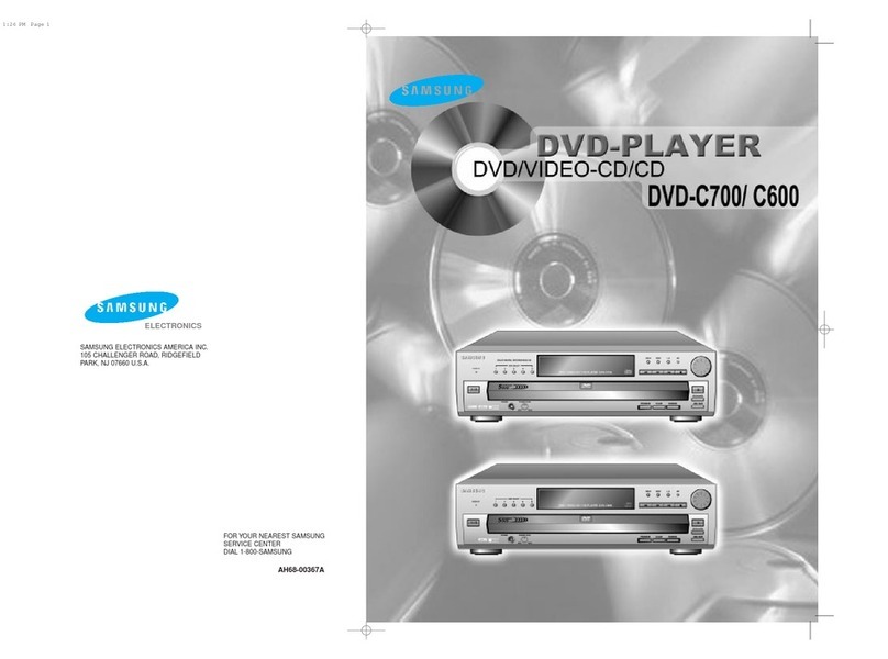Samsung DVD-C700 Manual de usuario