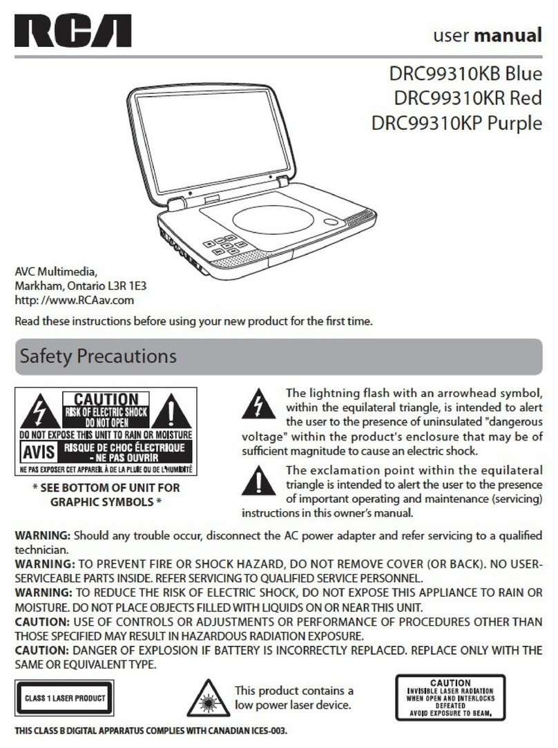 RCA DRC99310 Manual de usuario