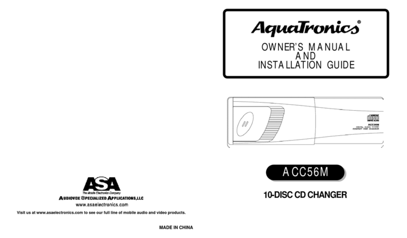 Audiovox ACC56M Manual de programación Audiovox ACC56M Manual de programación