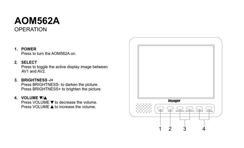 Audiovox AOM562A Manual de instrucciones