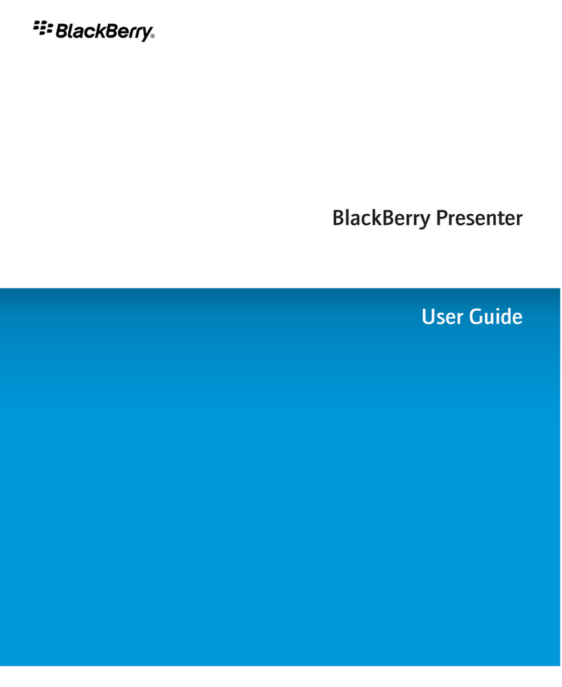 Blackbe;rry BLACKBERRY PRESENTER Manual de usuario