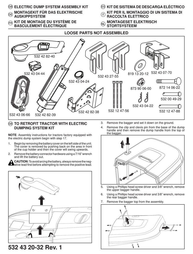 Flymo ELECTRIC DUMP SYSTEM Manual de usuario