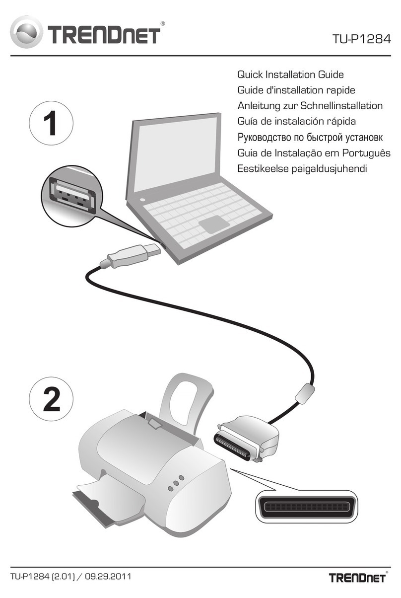 TRENDnet TU-P1284 Manual de usuario TRENDnet TU-P1284 Manual de usuario