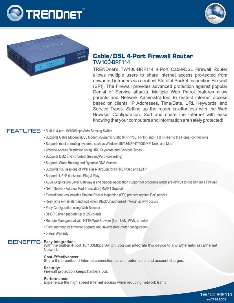 TRENDnet TW100-BRF114 Manual de usuario