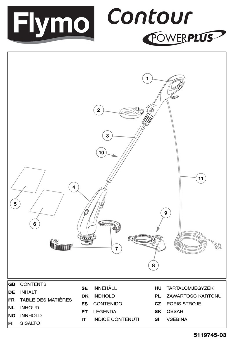Flymo CONTOUR POWER PLUS Manual de usuario
