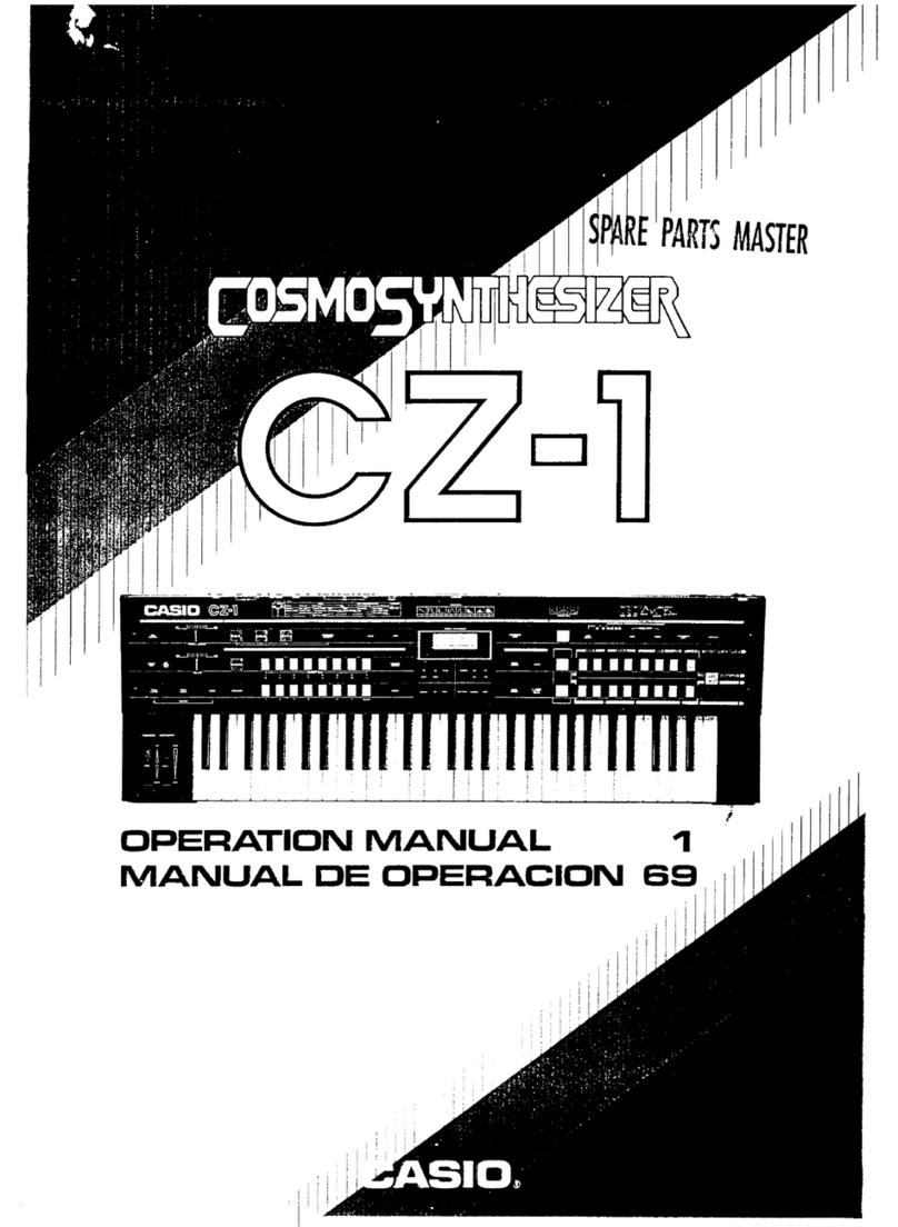 Casio Cosmo CZ-1 Manual de usuario