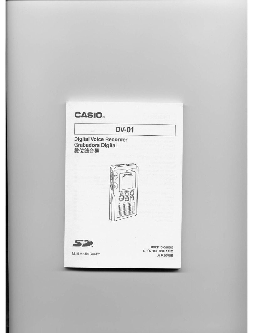 Casio DV-01 Manual de usuario