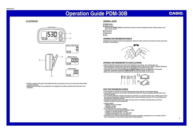 Casio PDM-30B Manual de usuario
