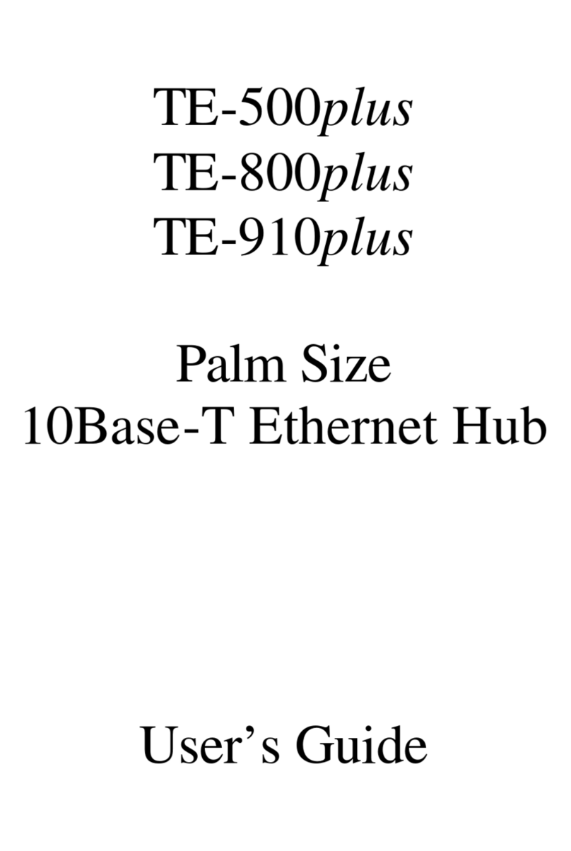 TRENDnet TE-500plus Manual de usuario TRENDnet TE-500plus Manual de usuario
