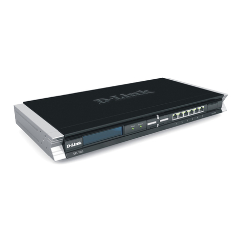 D-Link DFL-1600 - Security Appliance Manual de usuario