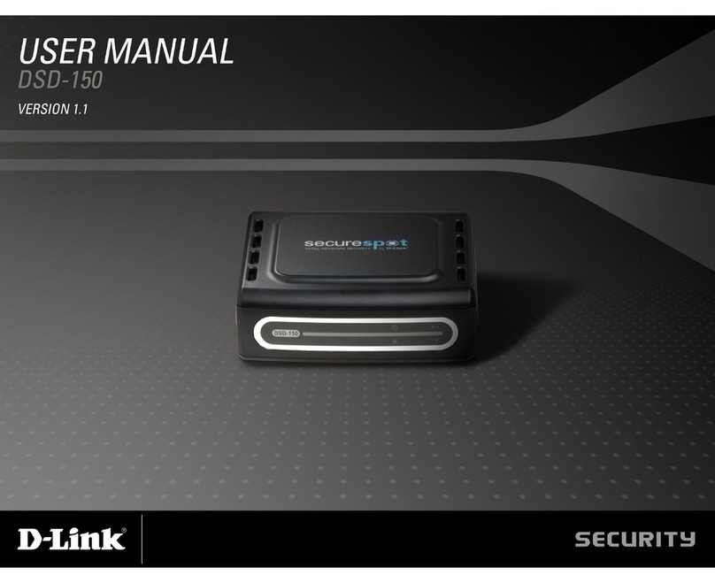 D-Link DSD-150 - SecureSpot Internet Security... Manual de usuario D-Link DSD-150 - SecureSpot Internet Security... Manual de usuario