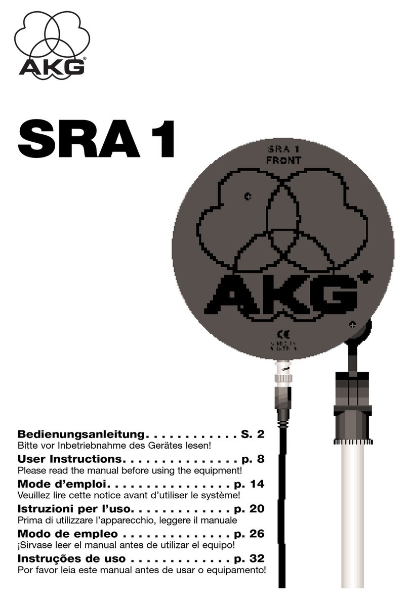 AKG SRA 1 Manual de usuario