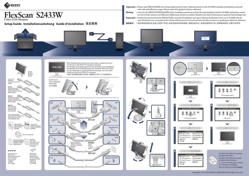 Eizo FLEXSCAN S2433W Manual de usuario