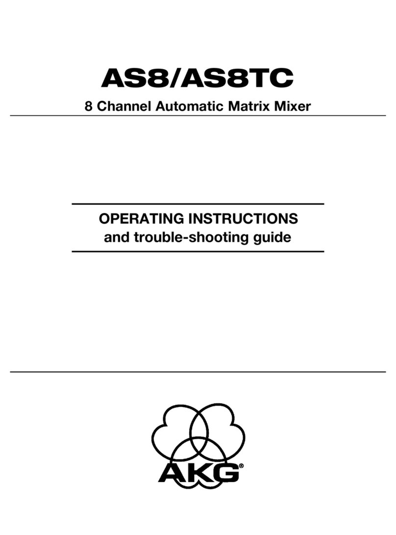 AKG AS 8 Manual de usuario