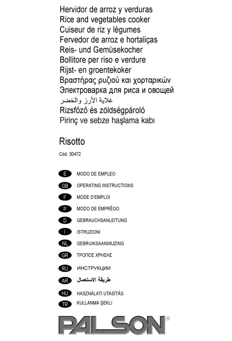 PALSON RISOTTO Manual de usuario