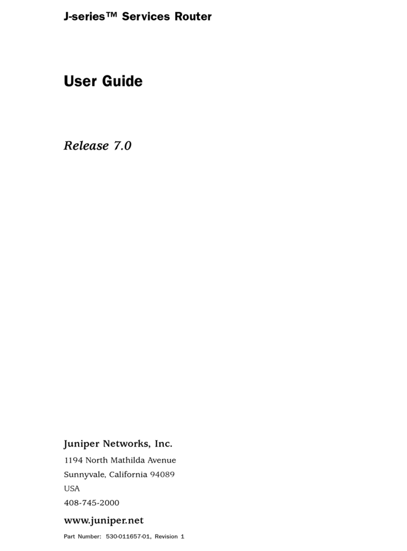 Juniper J2300 Manual de usuario