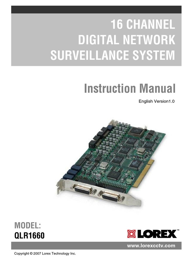 Lorex QLR1660 Manual de usuario