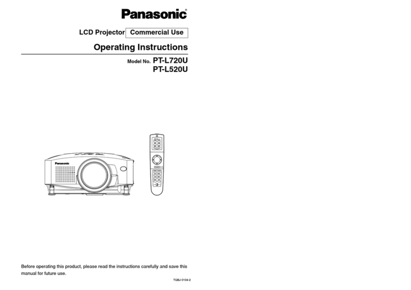 Panasonic PTL520U - LCD PROJECTOR Manual de usuario