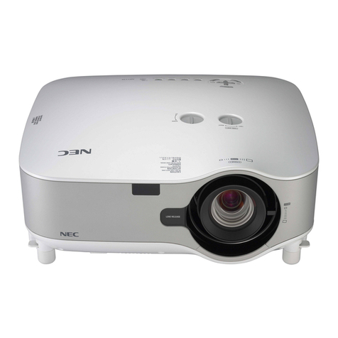 NEC NP1250 Series Manual de usuario