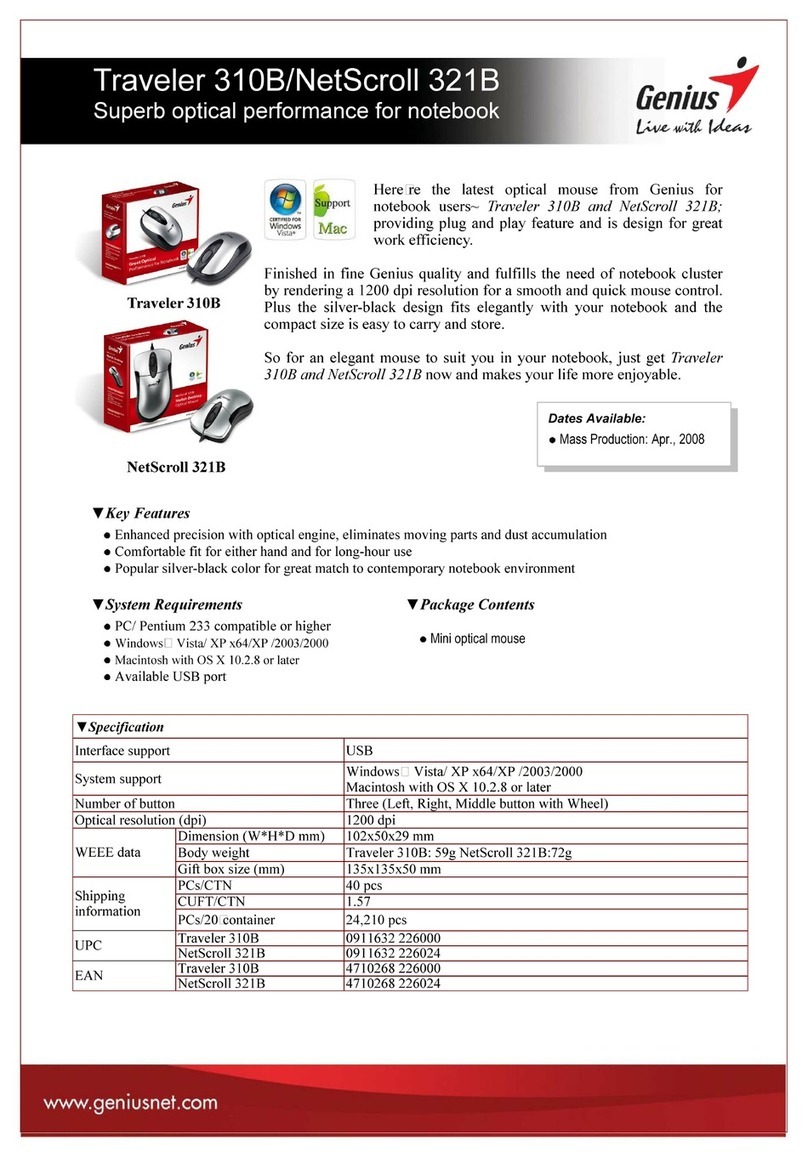 Genius NETSCROLL 321B Manual de usuario